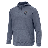 Men's Antigua Heather Navy San Diego FC Cloud Pullover Hoodie