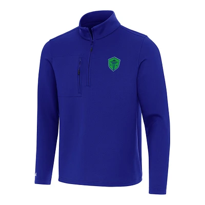 Men's Antigua Seattle Sounders FC Insider Quarter-Zip Jacket