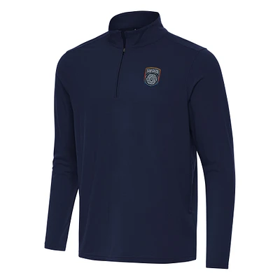 Men's Antigua Navy San Diego FC Intent Quarter-Zip Jacket