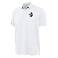 Men's Antigua White Vancouver Whitecaps FC Reprocess Polo