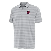 Men's Antigua Gray St. Louis City SC Big & Tall Tunnel Polo