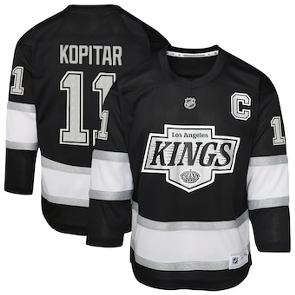 Youth Anze Kopitar Black Los Angeles Kings Replica Player Jersey