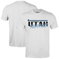 Men's Levelwear White Utah Hockey Club Richmond Etched T-Shirt