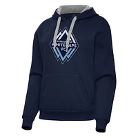Women's Antigua Deep Sea Blue Vancouver Whitecaps FC Victory Pullover Hoodie