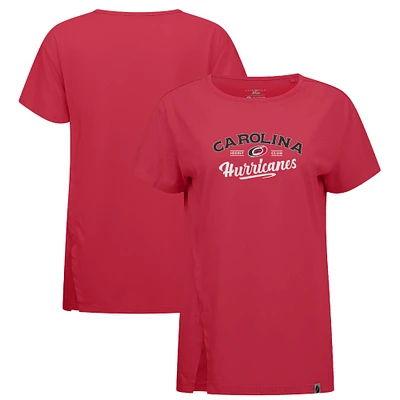 Women's Levelwear Red Carolina Hurricanes Influx Ice Wall T-Shirt