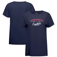 Women's Levelwear Navy Washington Capitals Influx Ice Wall T-Shirt