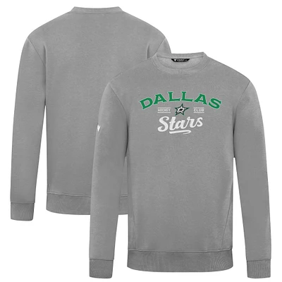 Men's Levelwear Gray Dallas Stars Zane Ice Wall Pullover Sweatshirt
