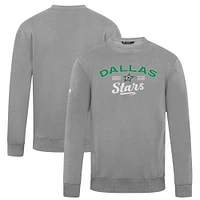 Men's Levelwear Gray Dallas Stars Zane Ice Wall Pullover Sweatshirt