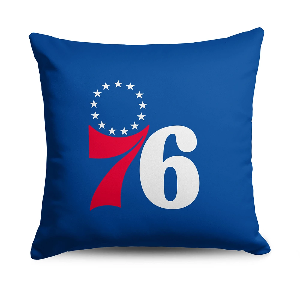 The Northwest Group Philadelphia 76ers 18" x 18" Double Down Throw Pillow
