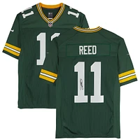 Jayden Reed Green Bay Packers Autographed Green Nike Limited Jersey