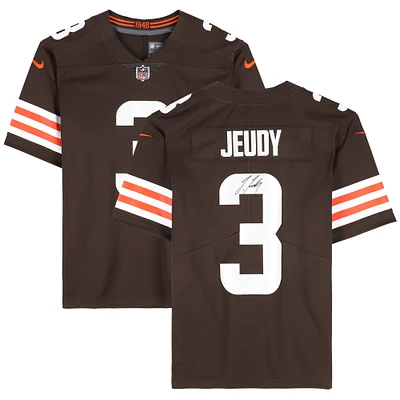 Jerry Jeudy Cleveland Browns Autographed Nike Limited Jersey