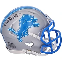 Amon-Ra St. Brown Detroit Lions Autographed 2024 Riddell Speed Mini Helmet