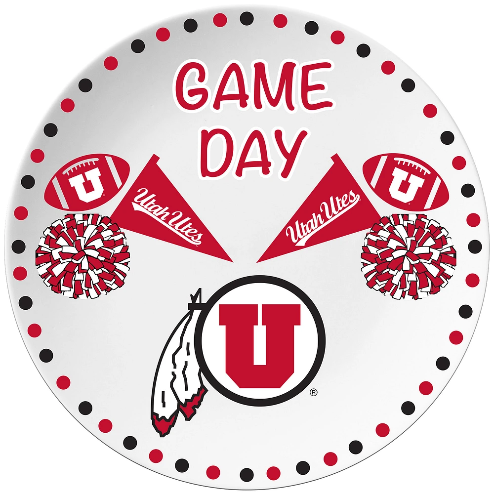Utah Utes Game Day Plate