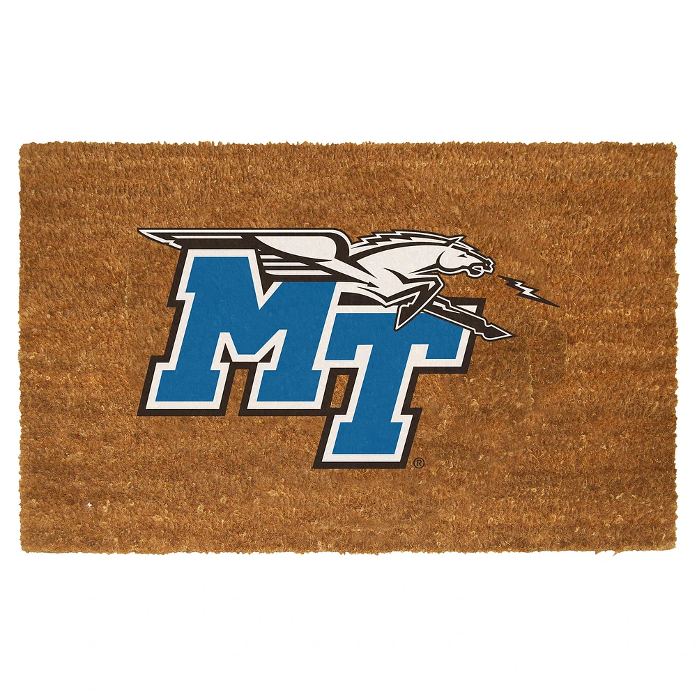 MTSU Blue Raiders 20" x 30" Logo Door Mat