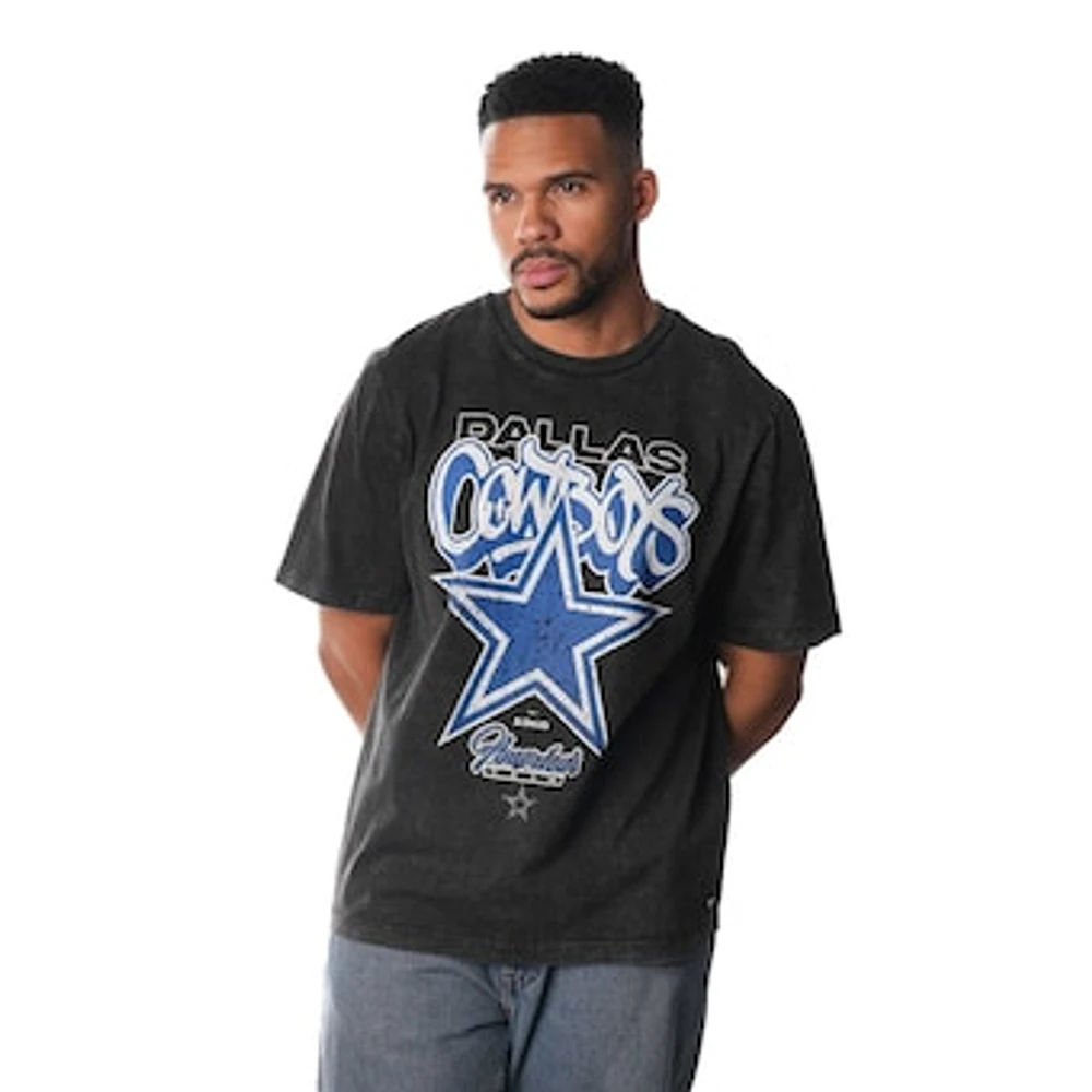 Unisex The Wild Collective  Black Dallas Cowboys Graffiti T-Shirt