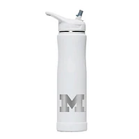 White Michigan Wolverines 24oz. Ecovessel Summit Stainless Steel Bottle