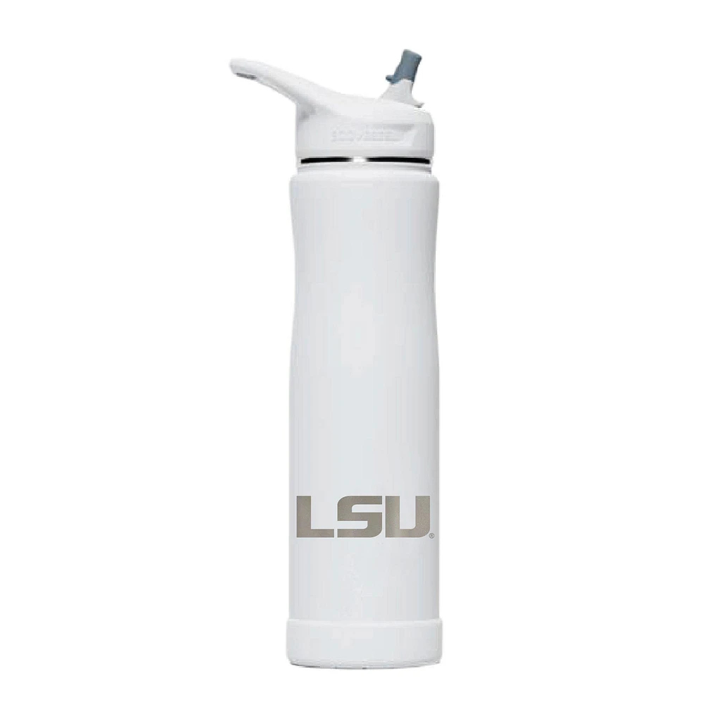 White LSU Tigers 24oz. Ecovessel Summit Stainless Steel Bottle