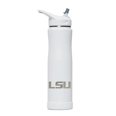 White LSU Tigers 24oz. Ecovessel Summit Stainless Steel Bottle