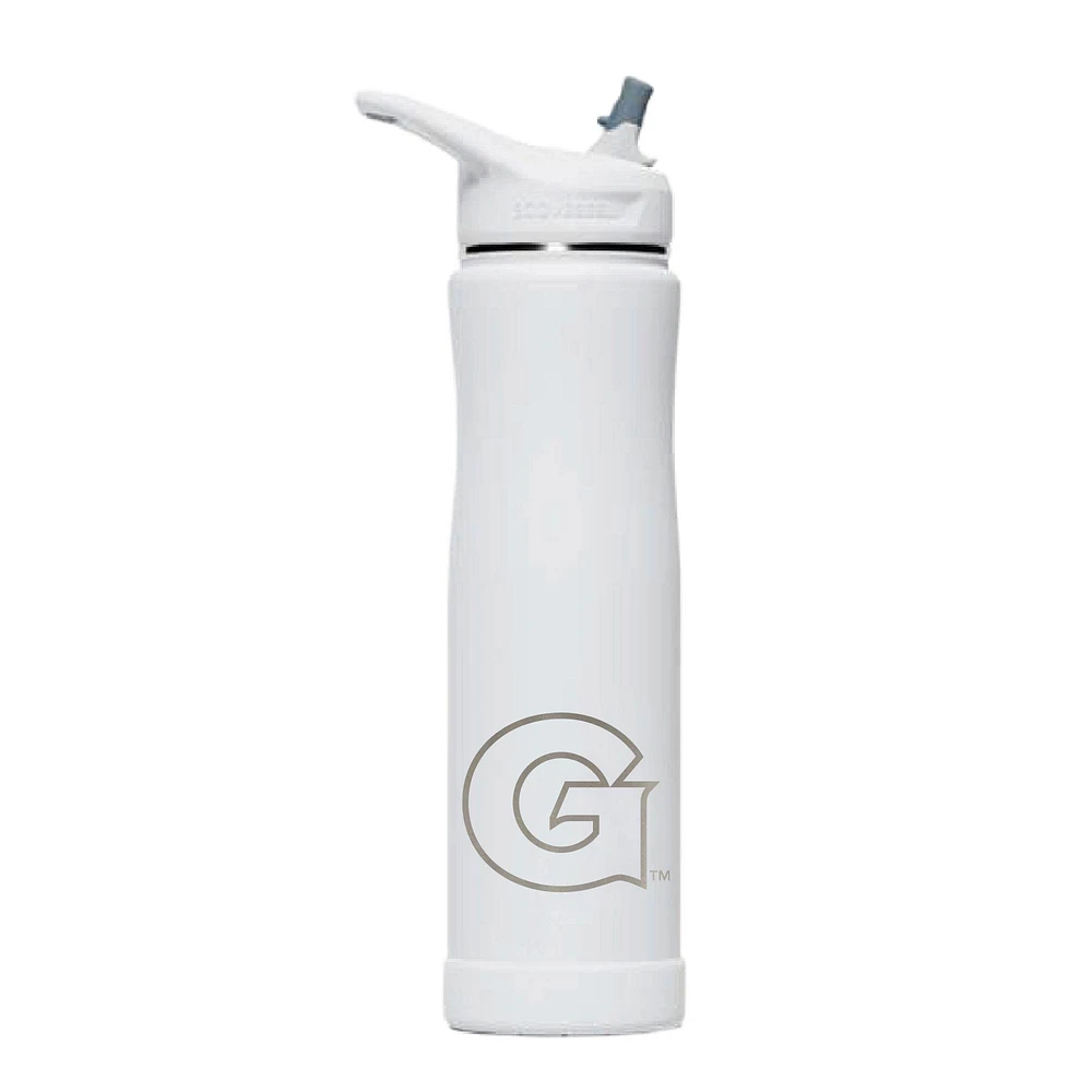 White Georgetown Hoyas 24oz. Ecovessel Summit Stainless Steel Bottle