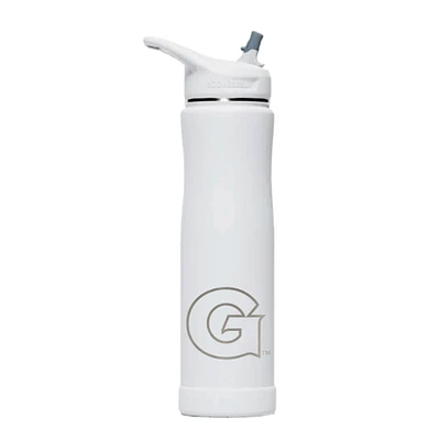 White Georgetown Hoyas 24oz. Ecovessel Summit Stainless Steel Bottle