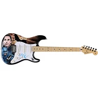 Christian Bale The Dark Knight Autographed Fender Stratocaster Guitar - Art by David Arrigo - Limited Edition #1/1