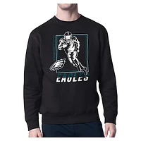 Men's Starter Philadelphia Eagles Player Grid Pullover Sweatshirt