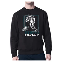 Men's Starter Philadelphia Eagles Player Grid Pullover Sweatshirt