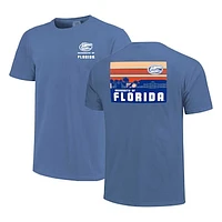 Men's Royal Florida Gators Striped Campus Skyline T-Shirt