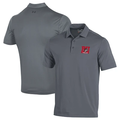 Men's Under Armour  Gray Boston University Terriers T2 Embroidered Polo