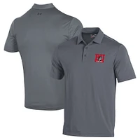 Men's Under Armour  Gray Boston University Terriers T2 Embroidered Polo