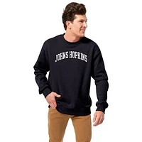 Men's League Collegiate Wear Navy Johns Hopkins Blue Jays Essentials 2.0 Fleece Pullover Sweatshirt