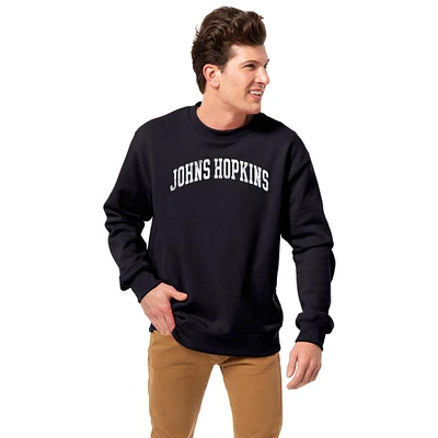 Men's League Collegiate Wear Navy Johns Hopkins Blue Jays Essentials 2.0 Fleece Pullover Sweatshirt
