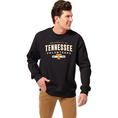 Men's League Collegiate Wear Graphite Tennessee Volunteers Essentials 2.0 Fleece Pullover Sweatshirt