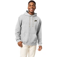 Men's League Collegiate Wear Heather Gray Colorado Buffaloes Essentials 2.0 Fleece Pullover Hoodie