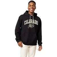 Men's League Collegiate Wear Black Colorado Buffaloes Essentials 2.0 Fleece Pullover Hoodie