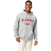 Men's League Collegiate Wear Heather Gray Alabama Crimson Tide Essentials 2.0 Fleece Pullover Hoodie