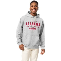 Men's League Collegiate Wear Heather Gray Alabama Crimson Tide Essentials 2.0 Fleece Pullover Hoodie