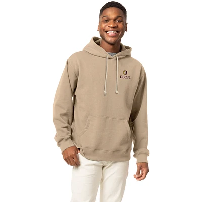 Men's League Collegiate Wear Gold Elon Phoenix Essentials 2.0 Fleece Pullover Hoodie