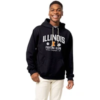 Men's League Collegiate Wear Navy Illinois Fighting Illini Essentials 2.0 Fleece Pullover Hoodie