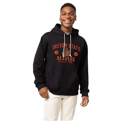 Men's League Collegiate Wear Oregon State Beavers Essentials 2.0 Fleece Pullover Hoodie