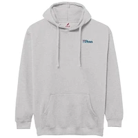 Men's League Collegiate Wear Heather Gray Pennsylvania Quakers Essentials 2.0 Fleece Pullover Hoodie