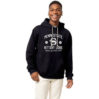 Men's League Collegiate Wear Navy Penn State Nittany Lions Essentials 2.0 Fleece Pullover Hoodie