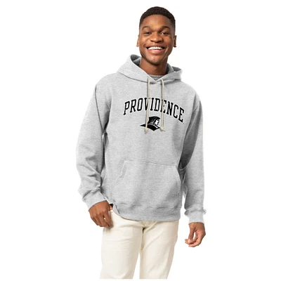 Men's League Collegiate Wear Heather Gray Providence Friars Essentials 2.0 Fleece Pullover Hoodie