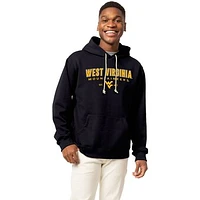 Men's League Collegiate Wear Navy West Virginia Mountaineers Essentials 2.0 Fleece Pullover Hoodie