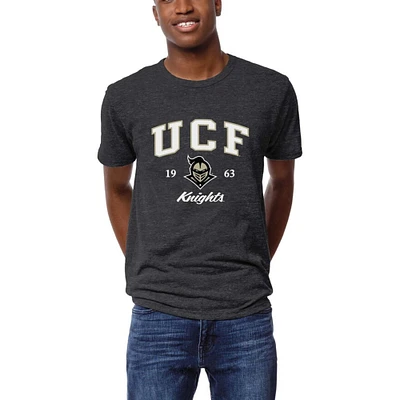 Men's League Collegiate Wear Graphite UCF Knights Victory Falls Tri-Blend T-Shirt
