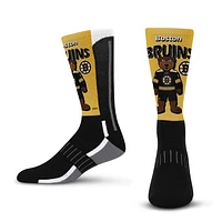 Youth For Bare Feet Black Boston Bruins Mascot Fever Crew Socks