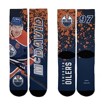 Unisex For Bare Feet Connor McDavid Royal Edmonton Oilers Road Warrior Crew Socks