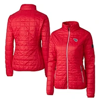 Women's Cutter & Buck Red Tennessee Titans Rainier PrimaLoft Eco Insulated Full-Zip Puffer Jacket
