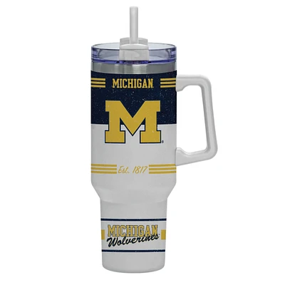 Michigan Wolverines 40oz. Rocky Vintage Tumbler