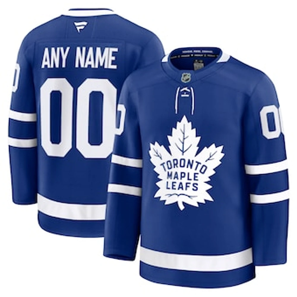 Men's Fanatics Blue Toronto Maple Leafs Home Premium Custom Jersey